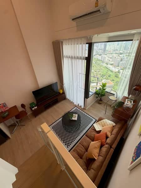 Siamese Rama 9 — High Floor Duplex Residence with Unblocked City View