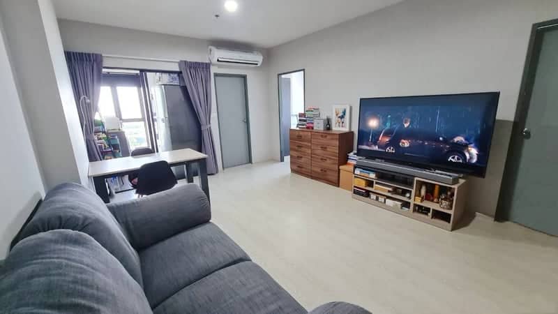 Ideo Sukhumvit 115 — 2BR на 25 этаже рядом с BTS Pu Chao | Стиральная машина с сушкой | Вид на восток