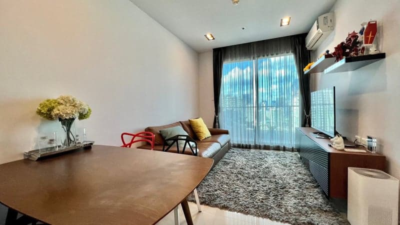 Supalai Premier @ Asoke — High Floor Pool View | Prime CBD Location photo 4