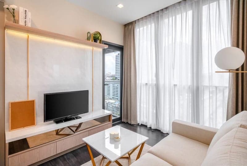 The Line Asoke-Ratchada — High Floor City View | Walk to MRT Rama 9 photo 3
